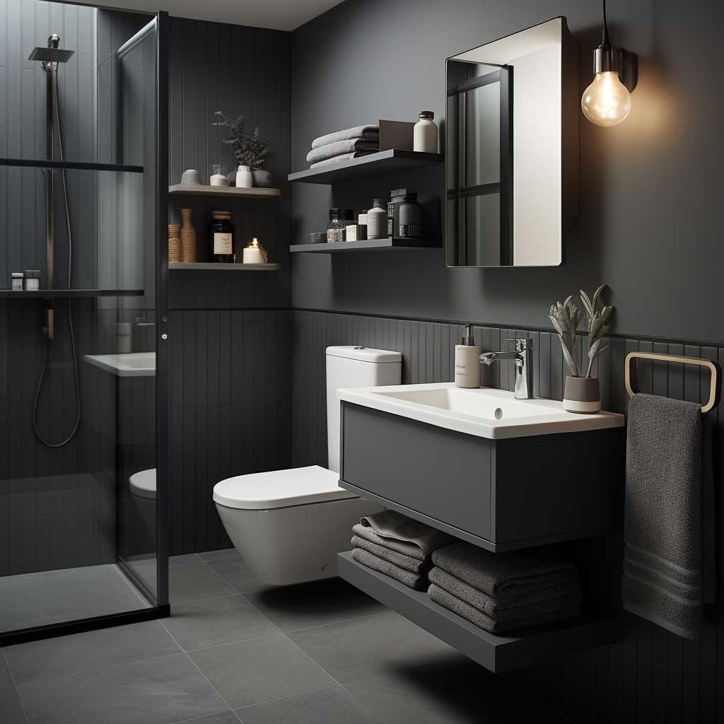 Minimalist Grey Bathroom Ideas For Small Modern Spaces Inspiring