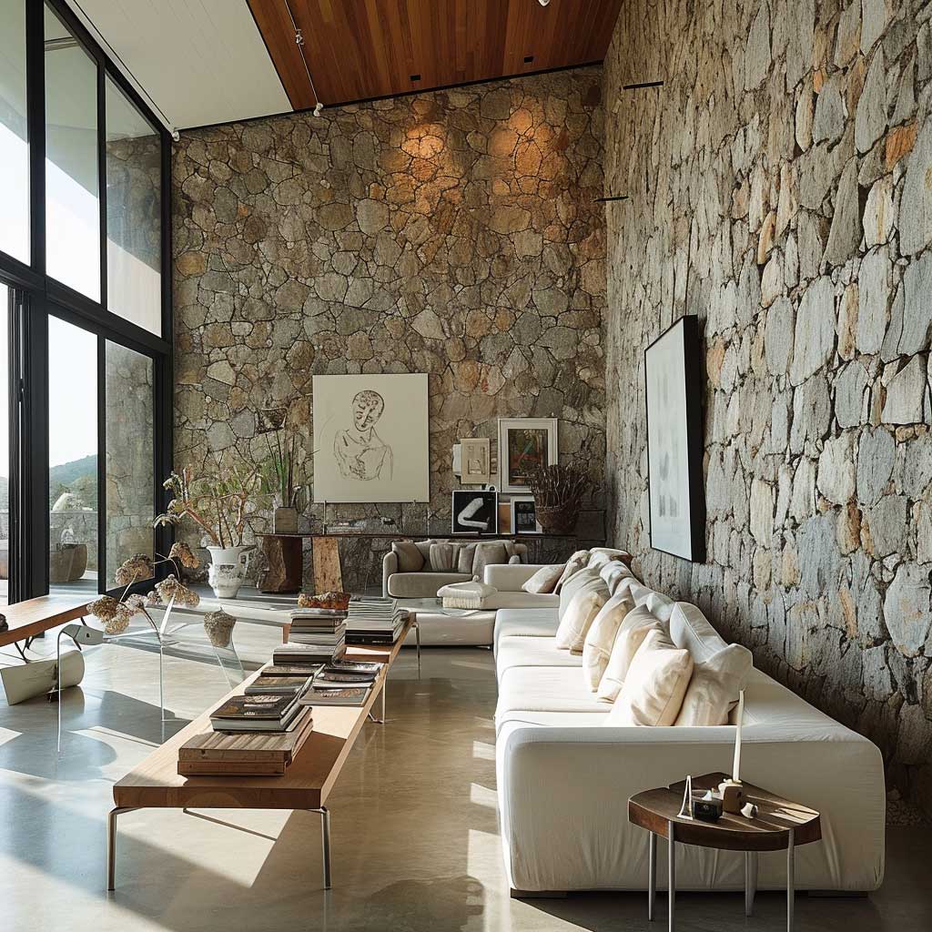 Innovative Decor Tips For Stylish Modern Stone House Interiors