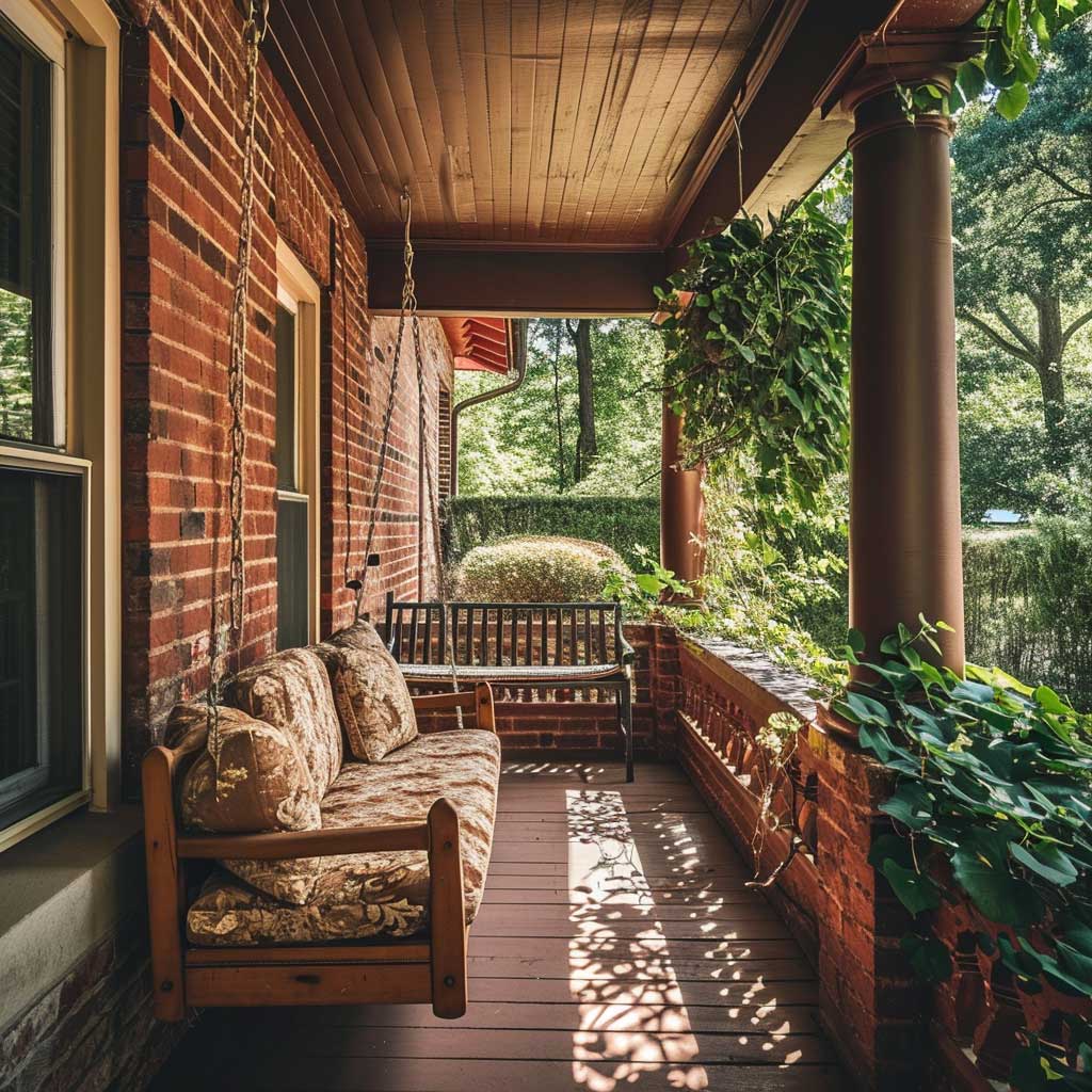 Beautify Your Red Brick Home With These Front Porch Concepts K