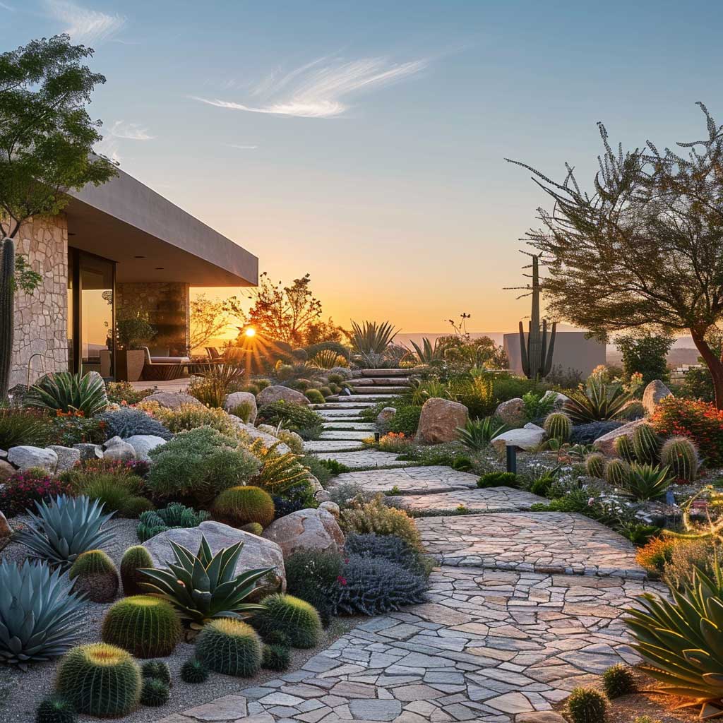 Desert Landscape Ideas For Low Maintenance High Style Gardens