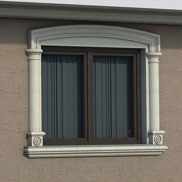 exterior foam window molding