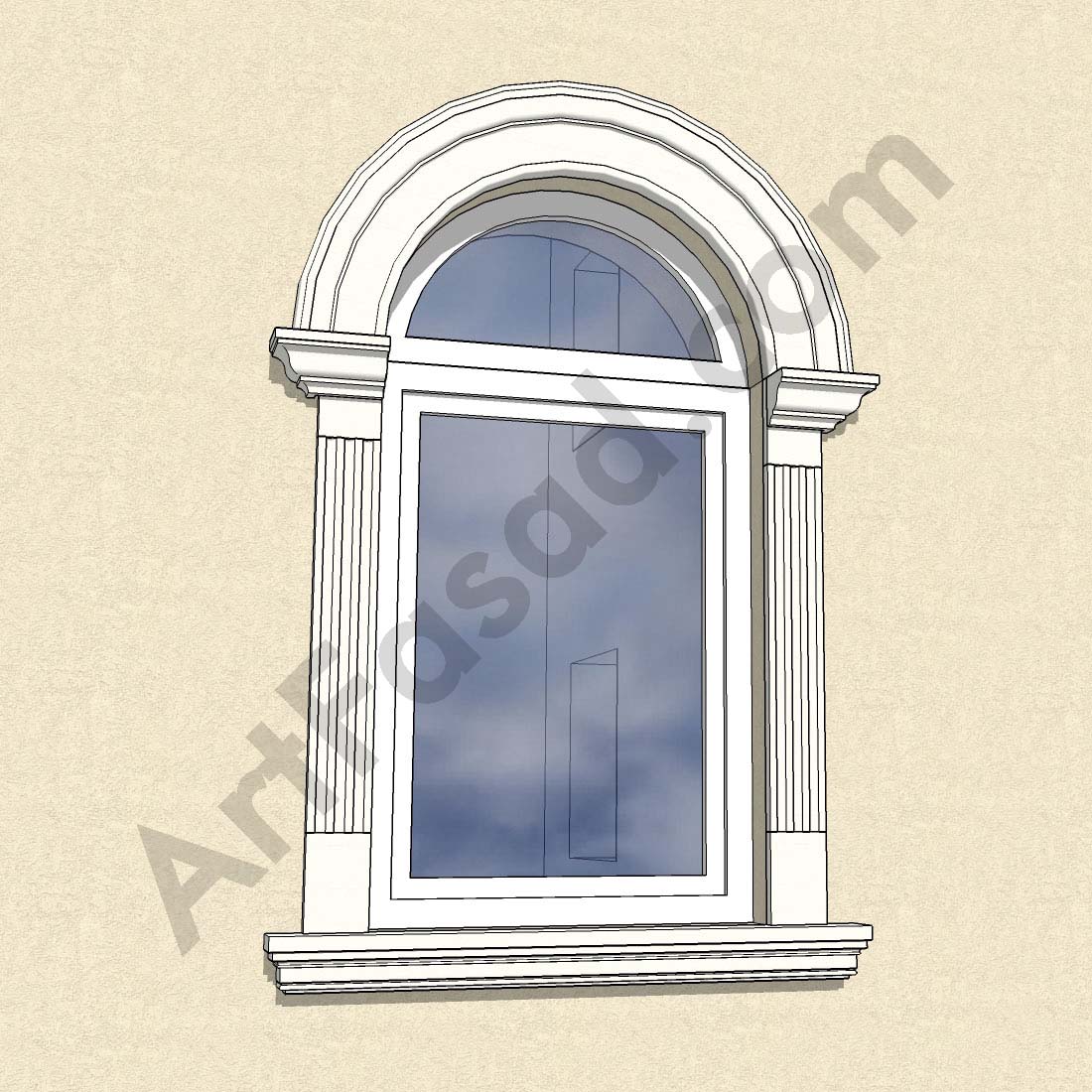 stucco window trim ideas