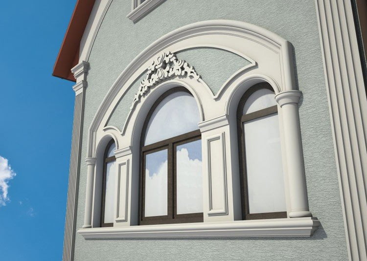 House exterior windows