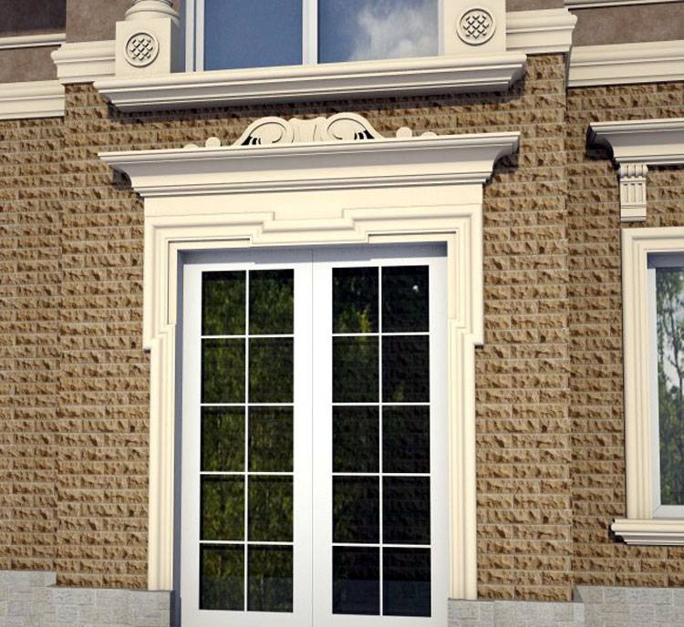 Двустворчатая металопластиковая входная дверь с облицовкой фасадным декором - Красивые входные двустворчатые двери: преимущества и фото дизайна
