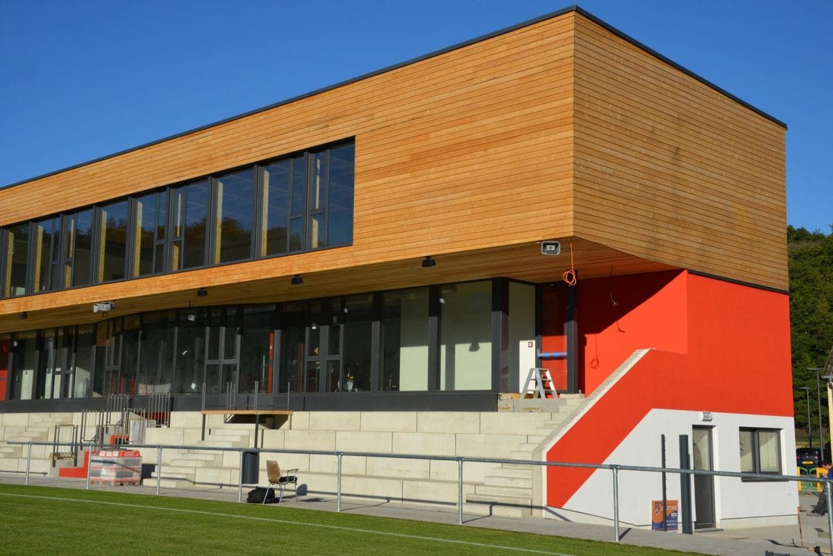 VENTED FACADE FROM WOOD
