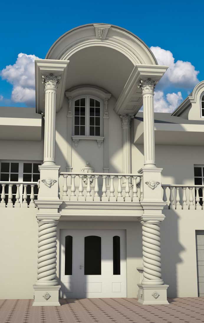 Modele facade maison moderne