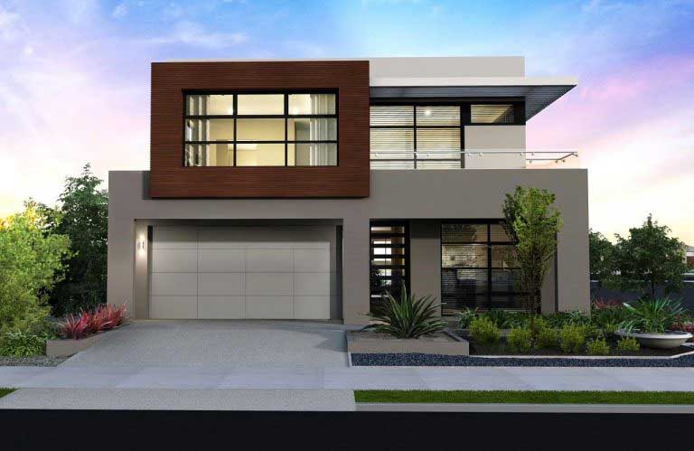 2 storey house exterior design