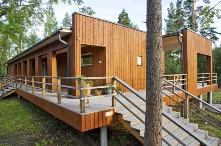 Terrazas de madera modernas