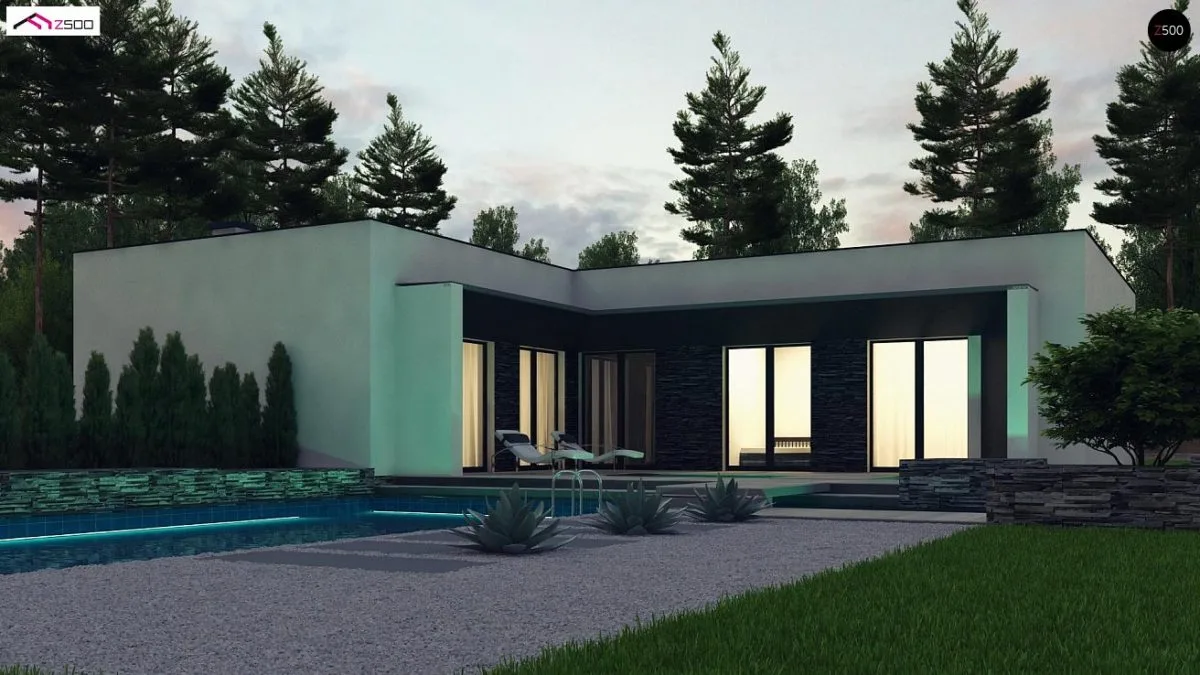 l type house design