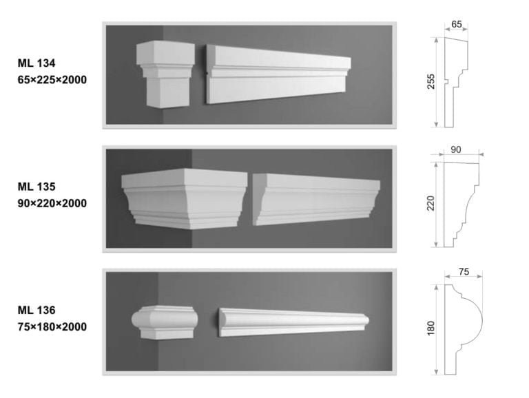 ML 134
ML 135
ML 136
ready-made window molding, framing, stucco molding for the facade of the house made of polystyrene foam, expanded polystyrene buy from a warehouse
window cladding
window decoration
