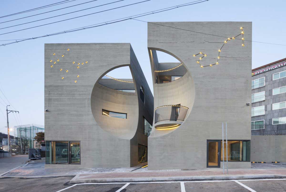 weird shaped buildings
