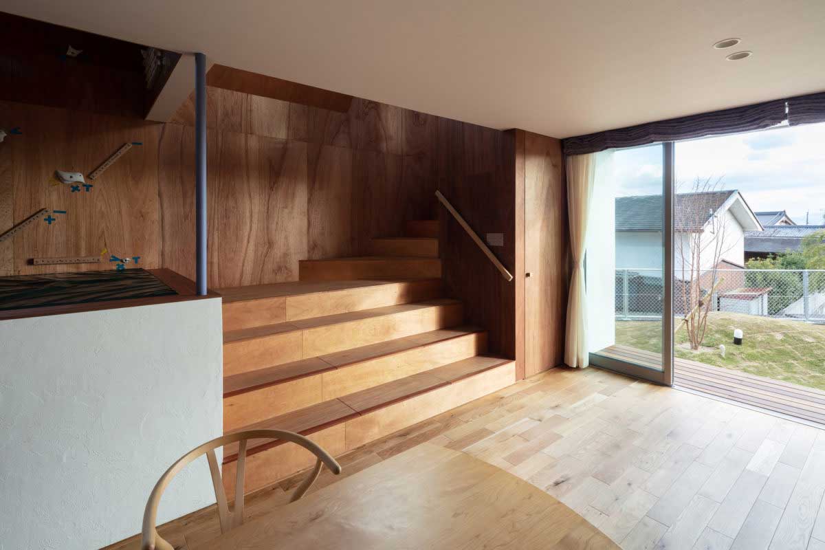 Отделка Интерьера Деревом — 113 м² Японского дизайна стен дома