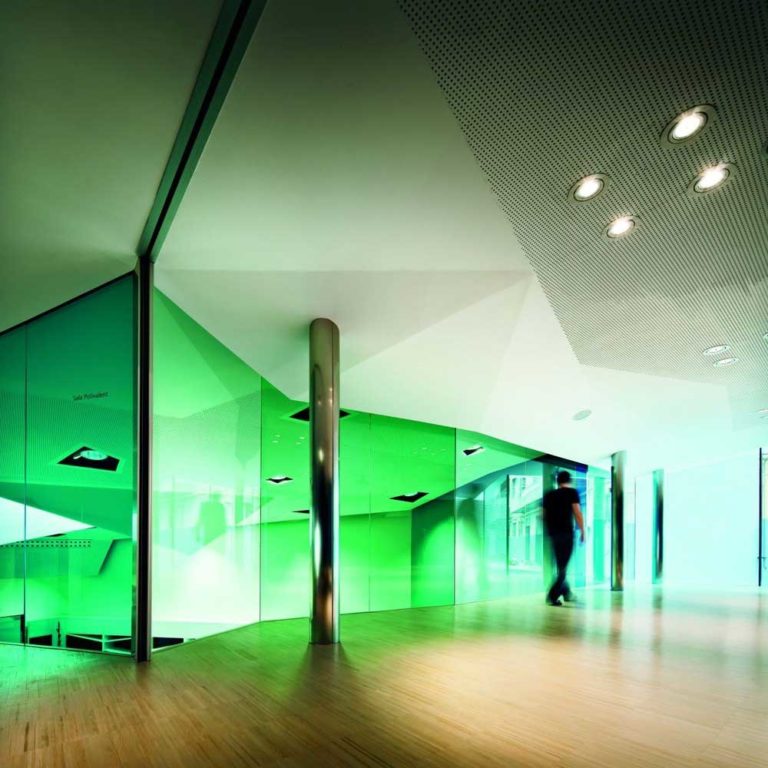 зеленый цвет в архитектуре