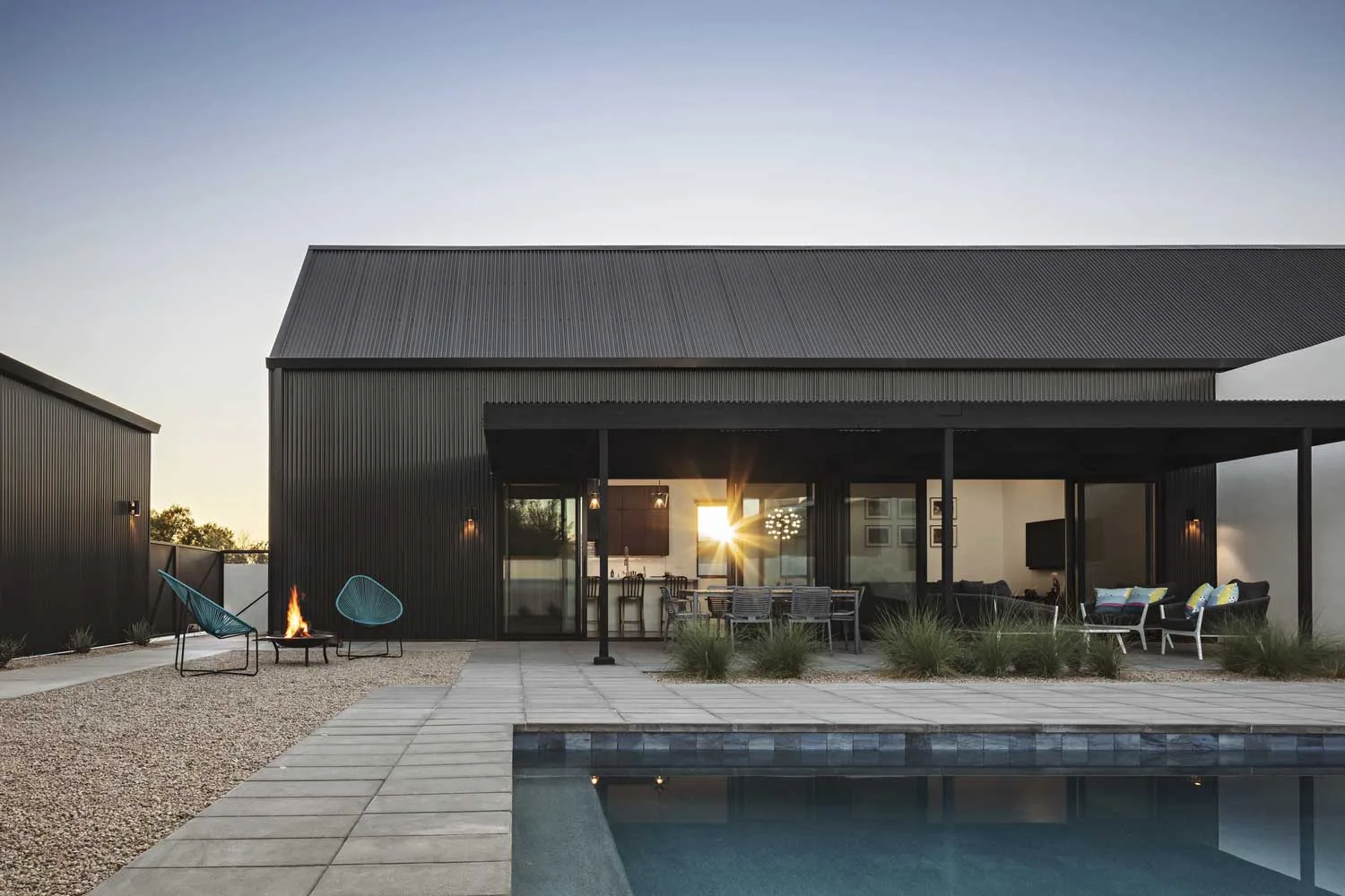 l shaped single story house plans