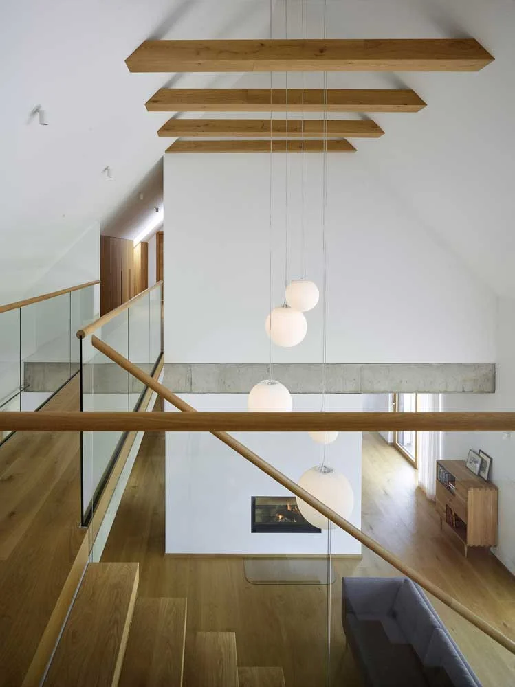 Stucco and Wood Exterior