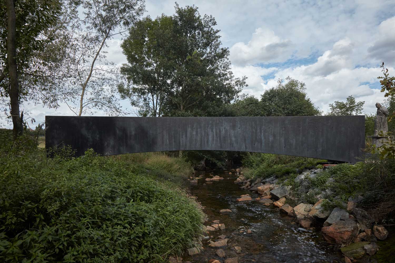 black dyed concrete