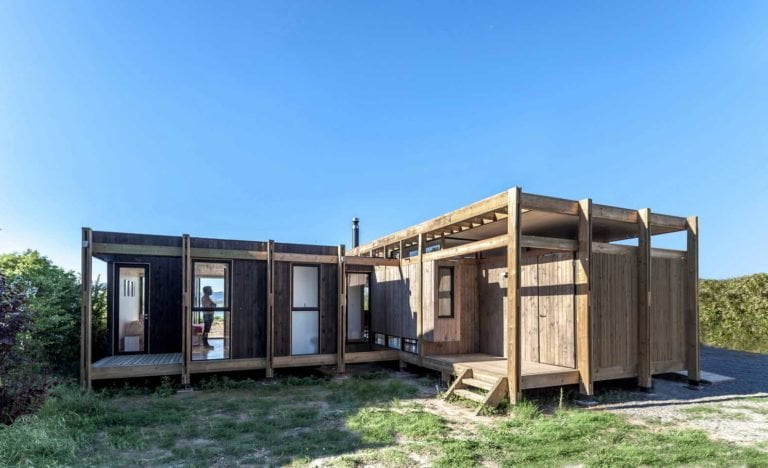 Opções de design multifuncional para casas de madeira pré-fabricadas