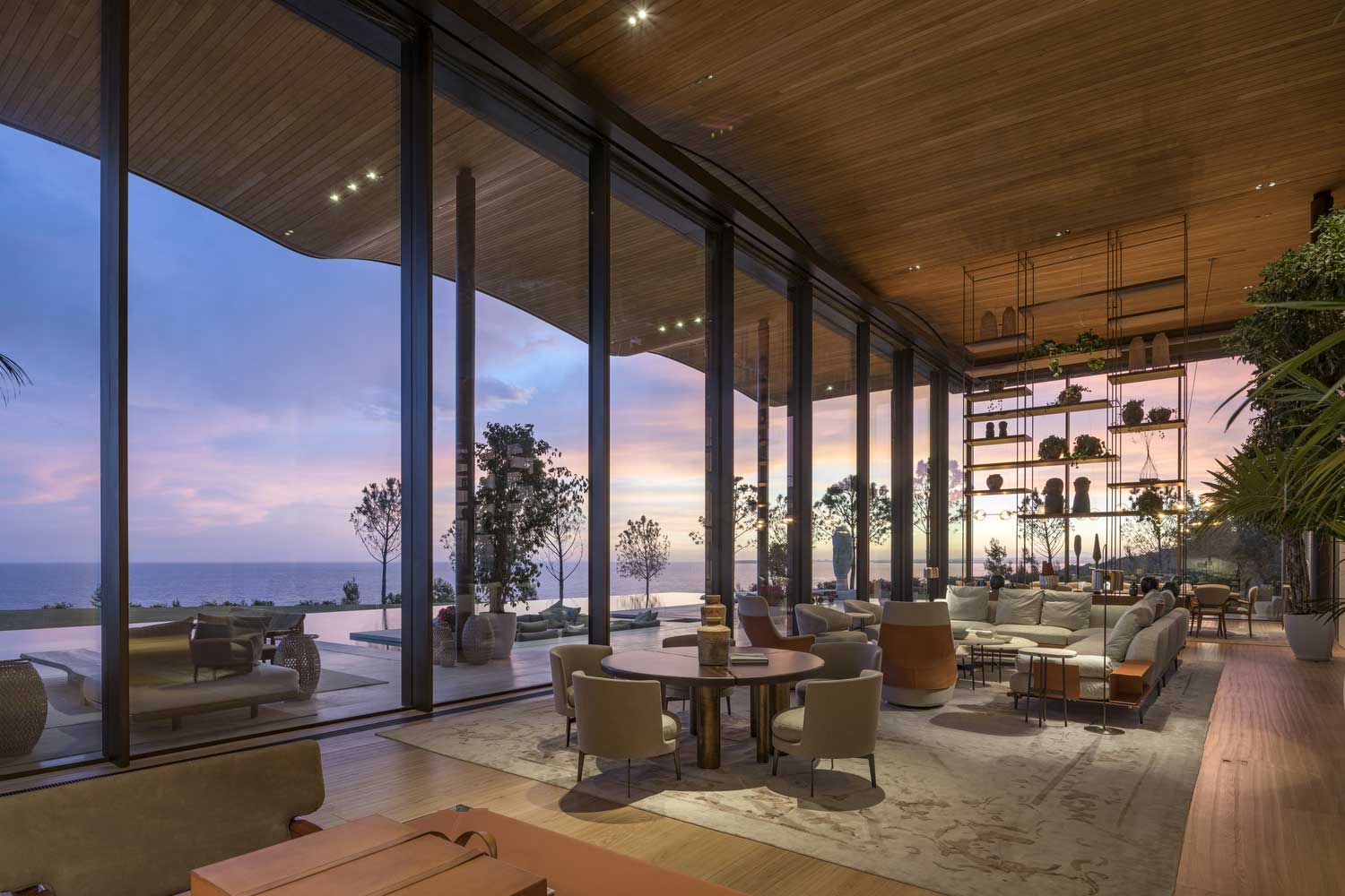 modern ceiling design for terrace