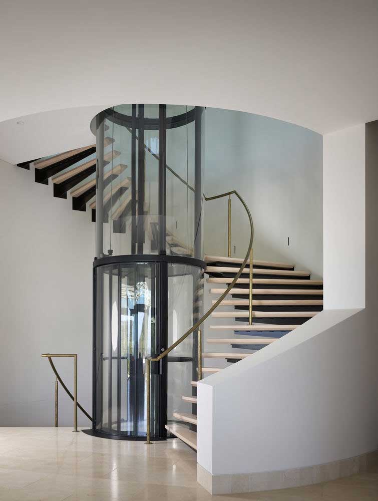 escalier colimaçon moderne