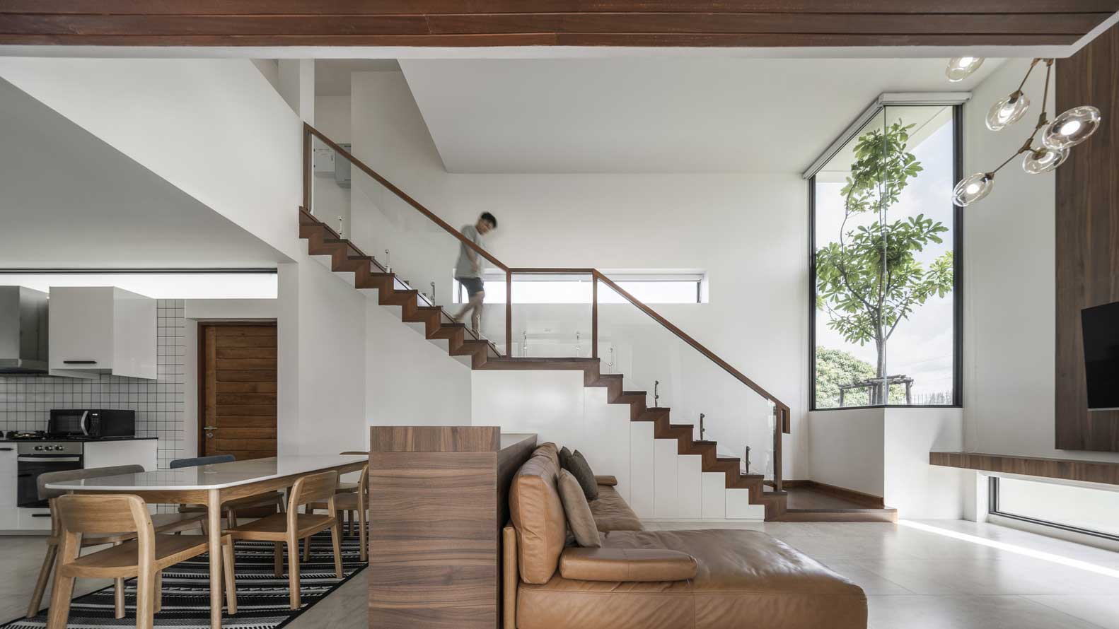 modern hand railing for stairs