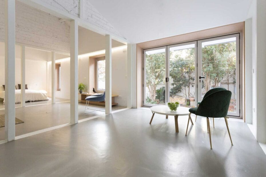 White Farmhouse Interiors after Restoration • ArtFasad