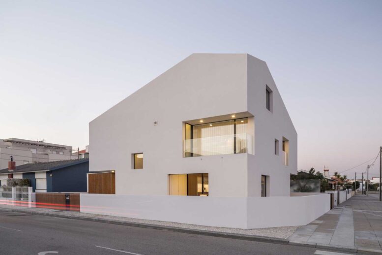 huis exterieur design wit