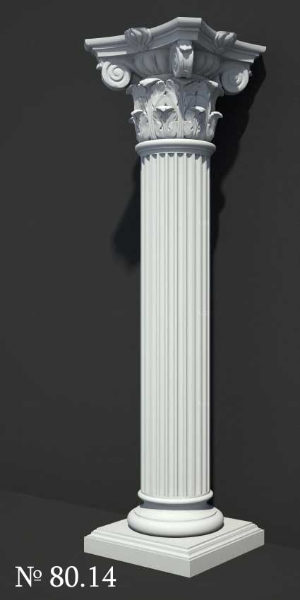 3D Models of Corinthian Column #8014