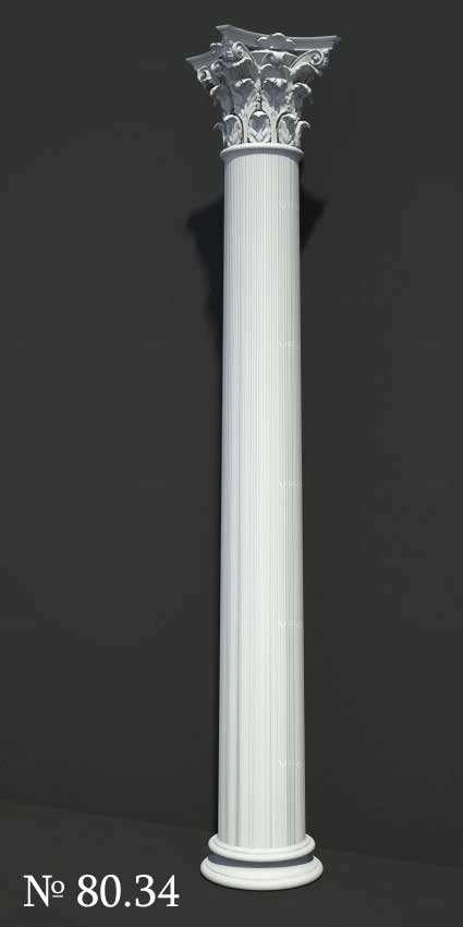 3D Models of Corinthian Column #8034