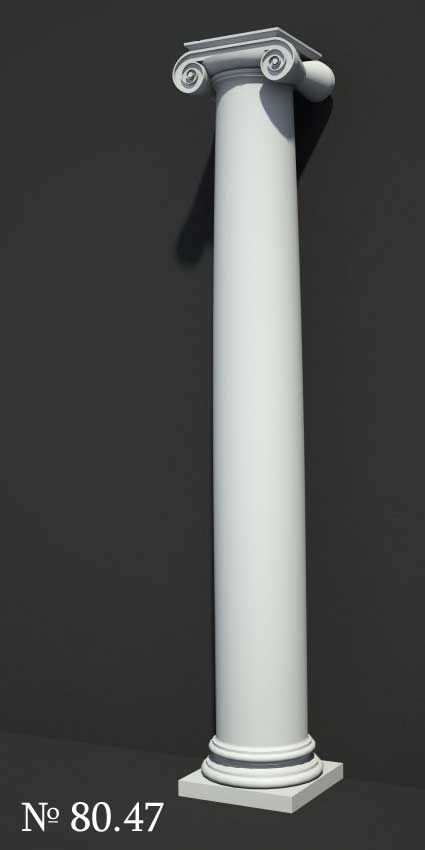 3D Models of the Ionic Order Column #8047