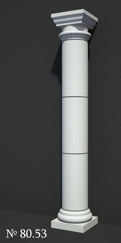 Tuscan Order Column 3D Models # 8053