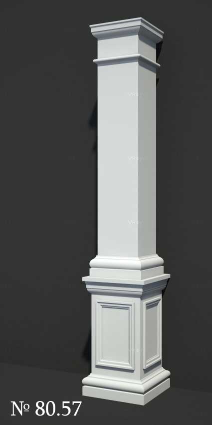 3D Models of Square Columns # 8057