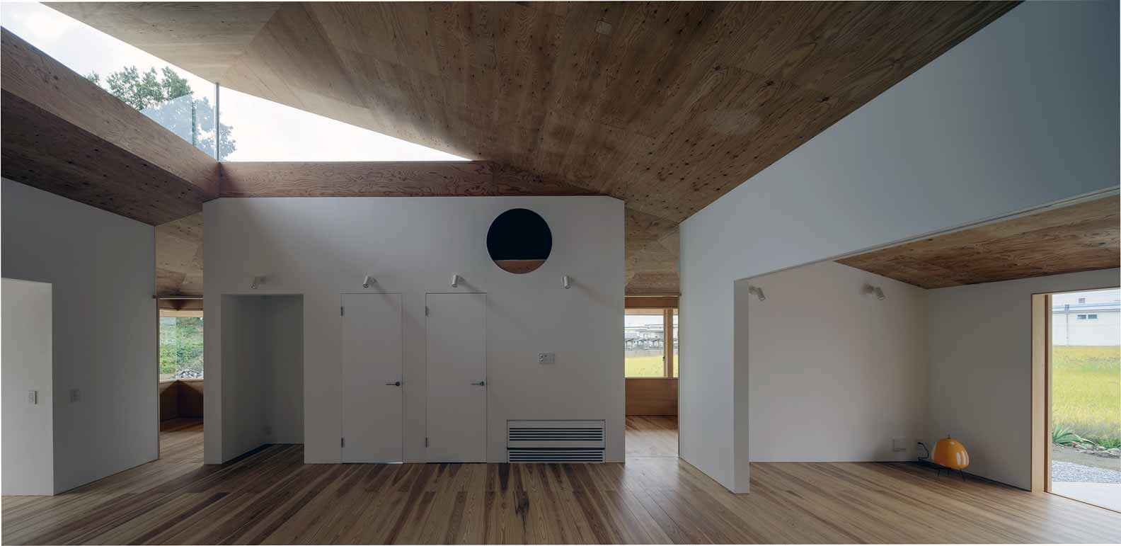 Simplicidade de uma casa moderna de estilo japonês