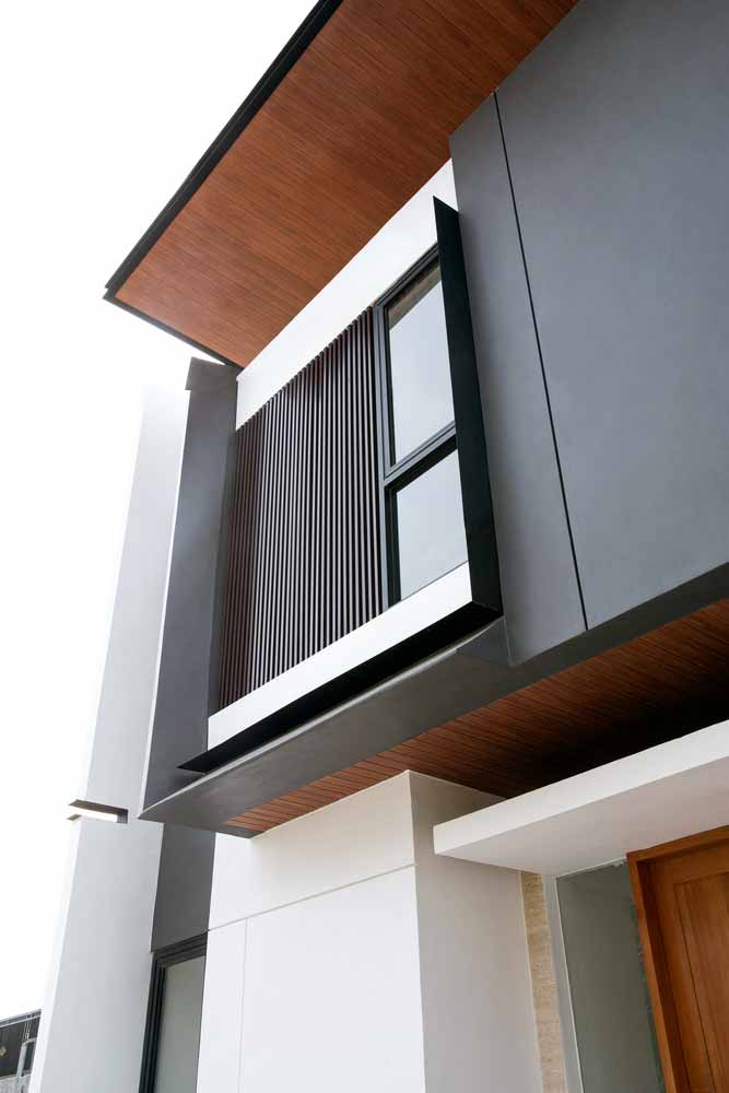 Fachadas Blanco con Negro / Ideas para exteriores de casas modernas