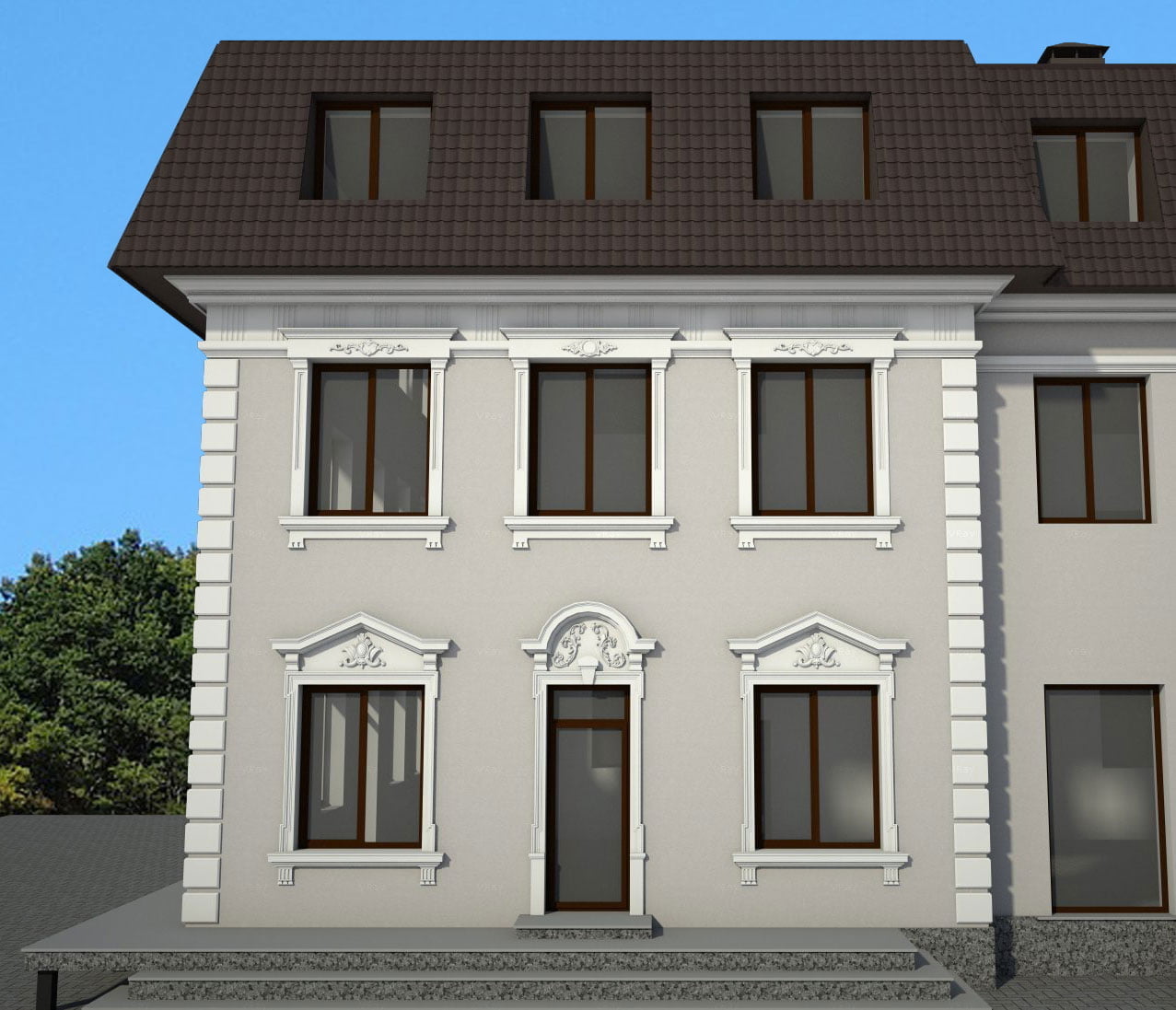 house front model design