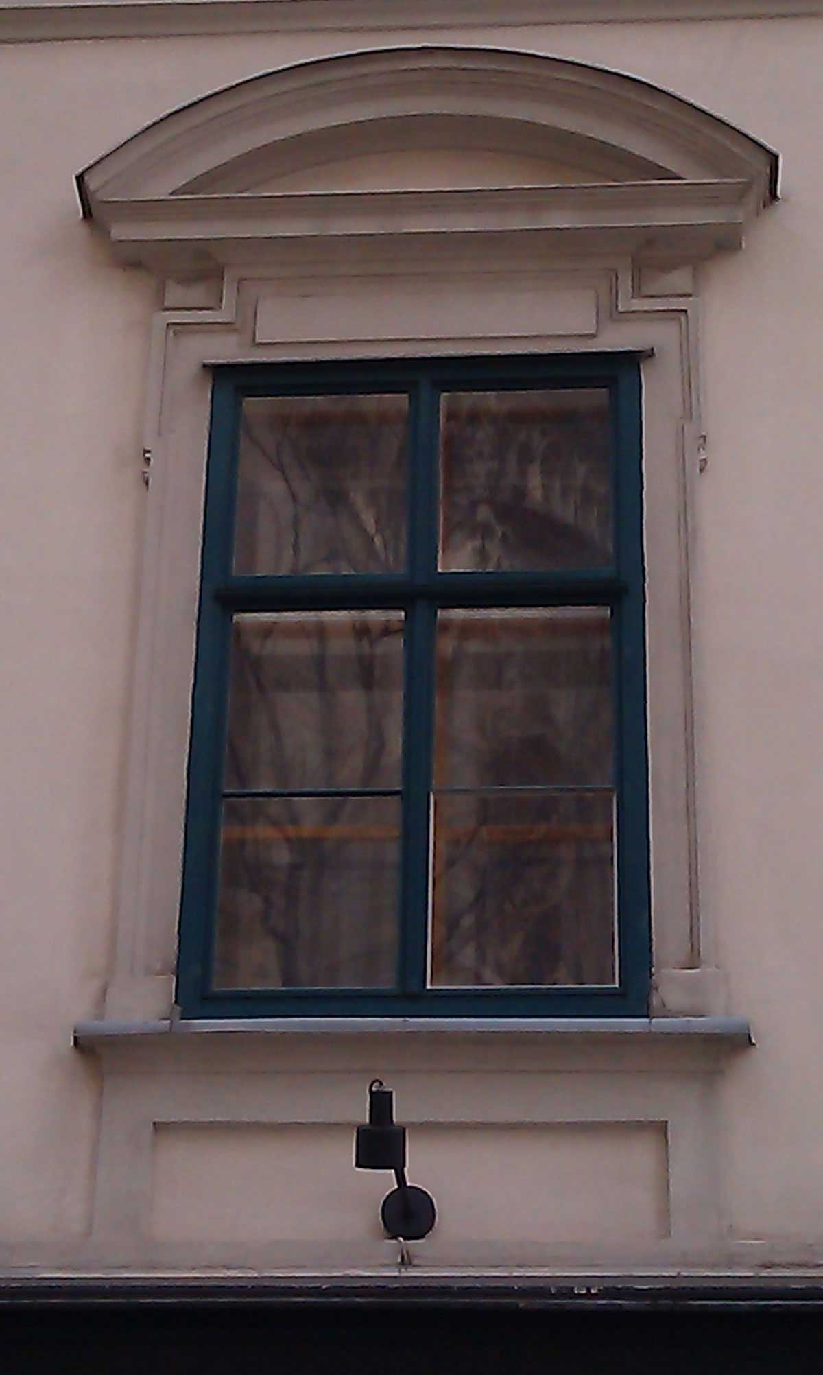 large window frame decor