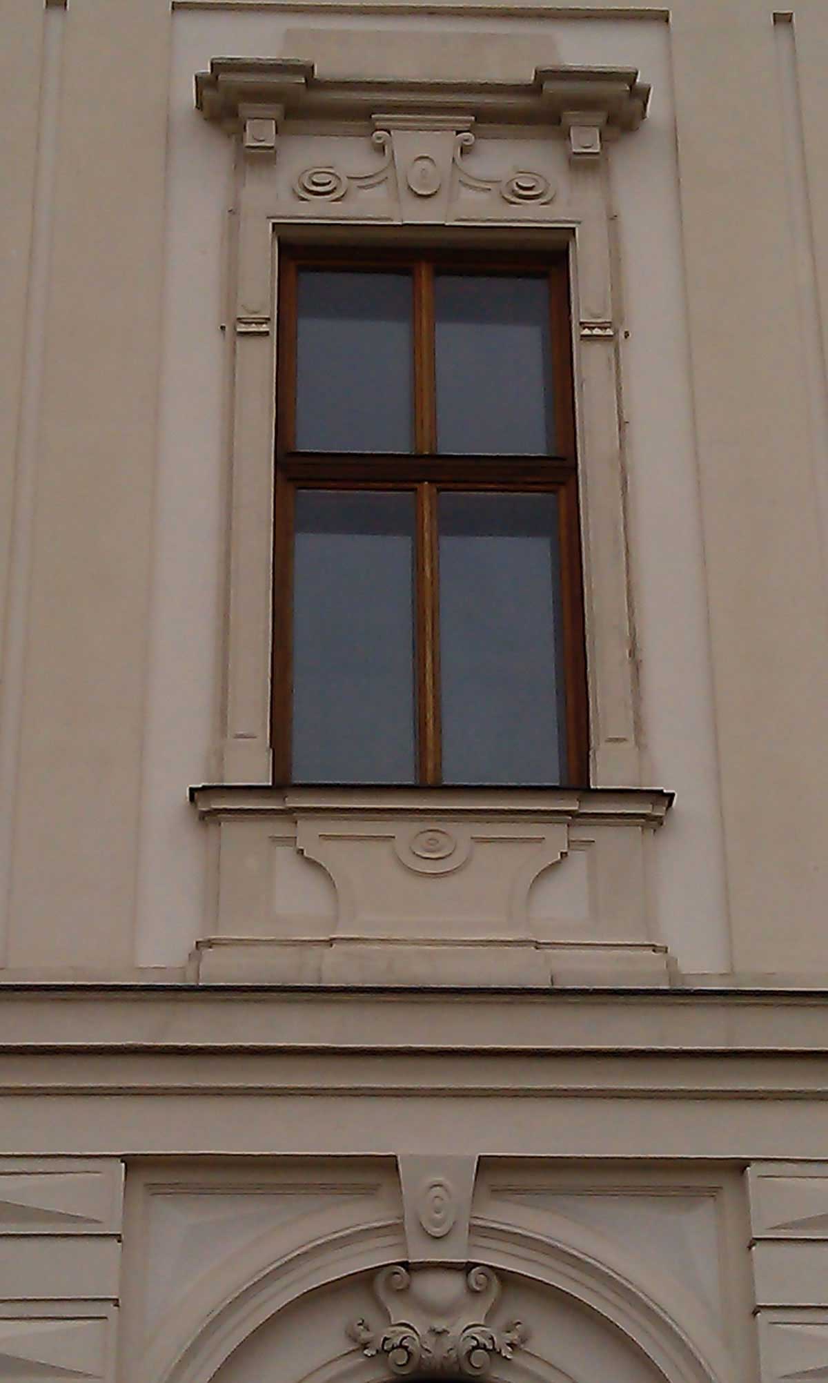 faux window frame wall decor