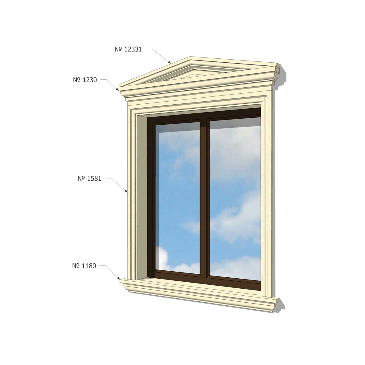 Exterior Window Frame Vinyl 