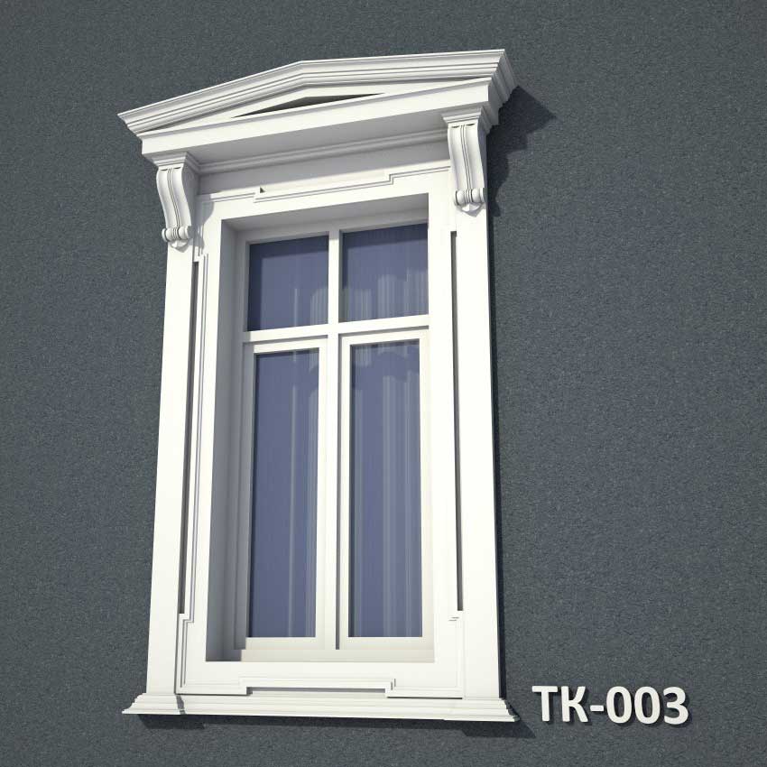 stucco window trim 3D model