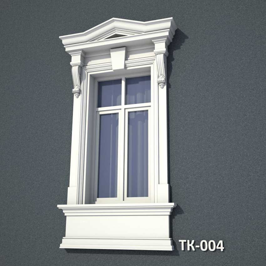 exterior window framing 3D model