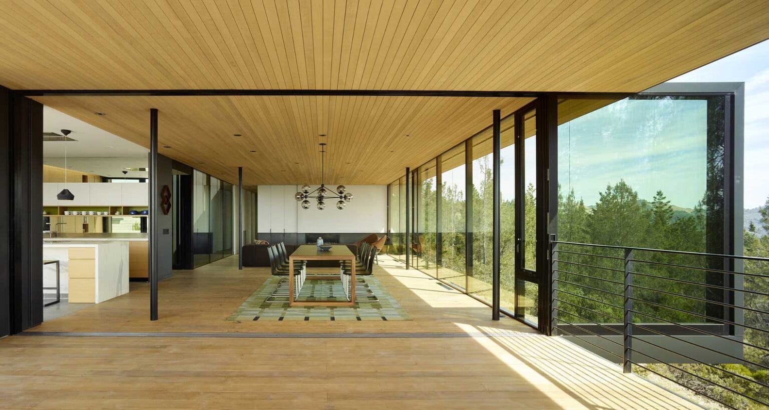 Modern House on Slope with Impressive Views