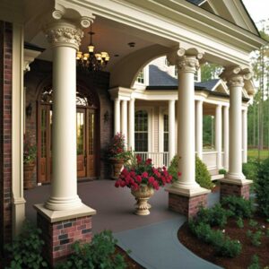 Enhance Your Home's Curb Appeal with Decorative Front Porch Columns ...