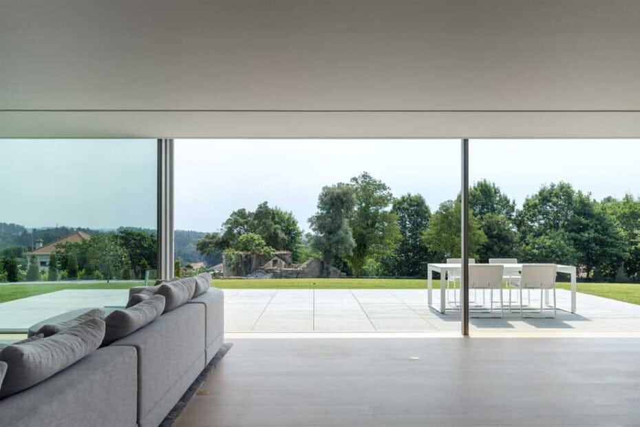 Bringing Minimalistic Geometric Beauty to Your Private Home • ArtFasad - Grey Green Striped Geometric Pattern Minimalist Home