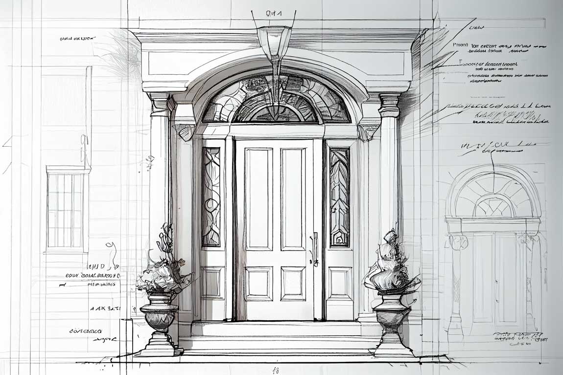 Download Watercolor Drawing Front Door RoyaltyFree Stock Illustration  Image  Pixabay