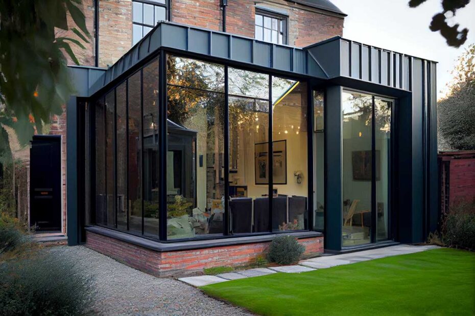 Stylish and Durable Steel Frame House Extension Designs • 333 ...