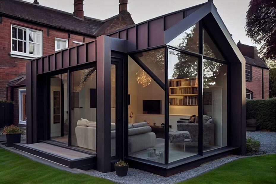 Stylish and Durable Steel Frame House Extension Designs • 333 ...