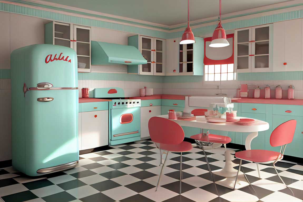 Unlock the Potential of Modern Retro Kitchen Design Ideas • 333 ...