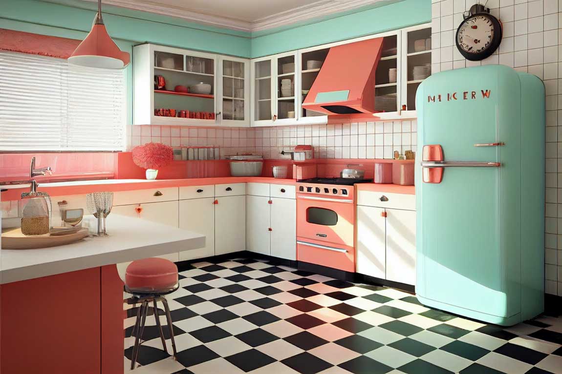 Unlock the Potential of Modern Retro Kitchen Design Ideas • 333 ...