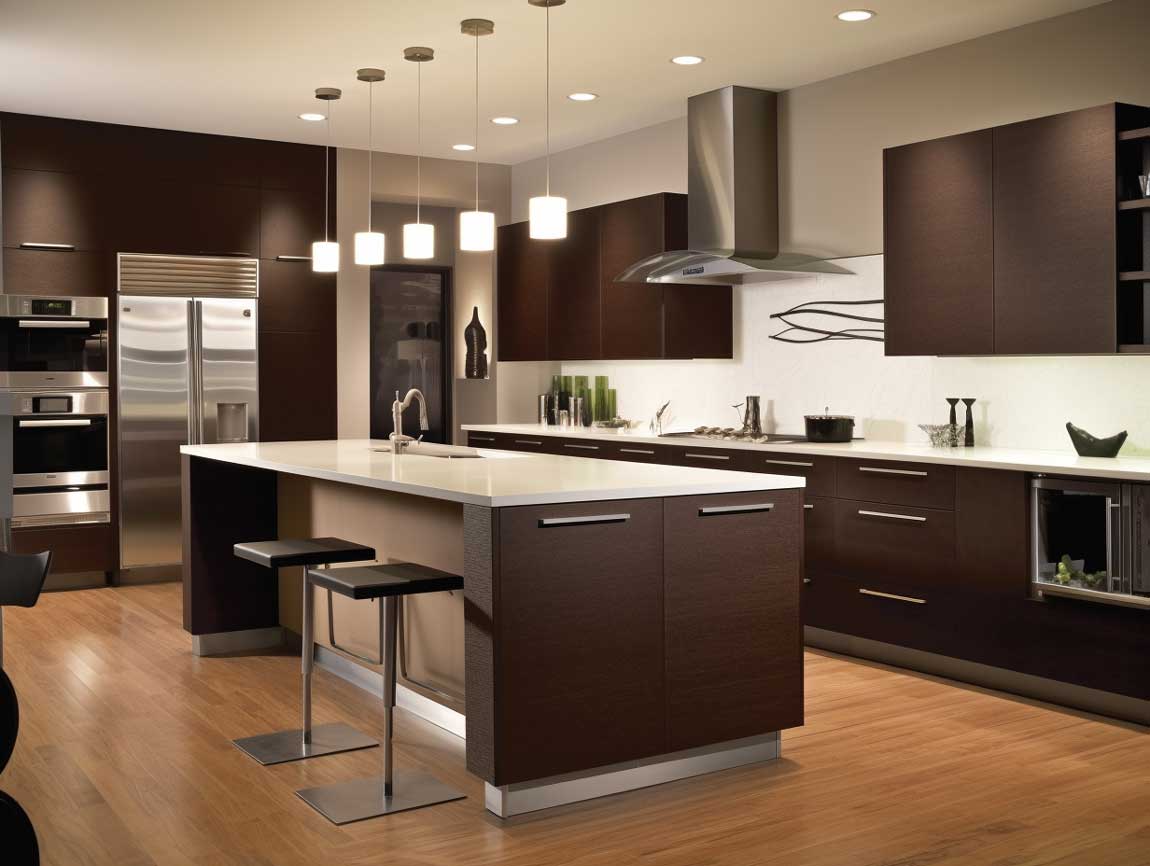 Unleash Your Inner Designer with Modern Brown Kitchen Cabinets • 333 ...