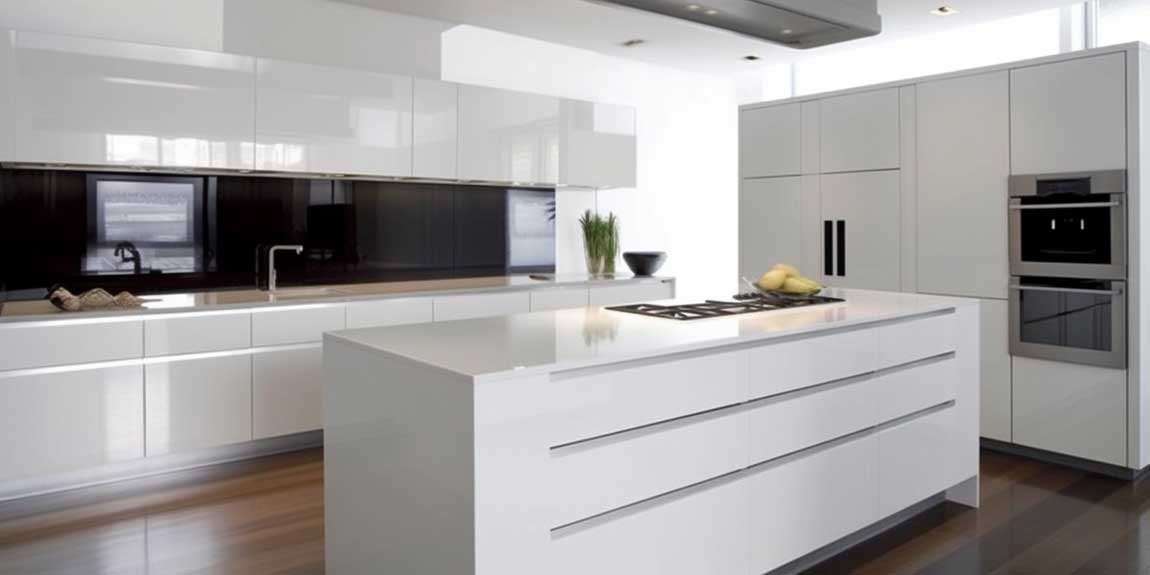 Shine On With Modern High Gloss White Kitchen Cabinets • 333+ Inspiring 