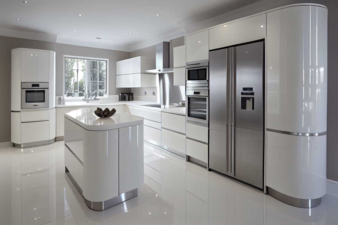 Modern White Gloss Kitchen Ideas for a Timeless & Elegant Look • 333 ...